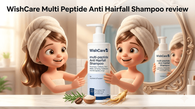 WishCare Multi Peptide Anti Hairfall Shampoo Review India 2026: Honest Experience